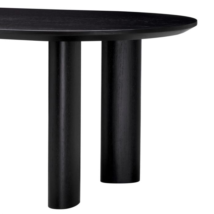 Table de salle à manger Mogador (noir)